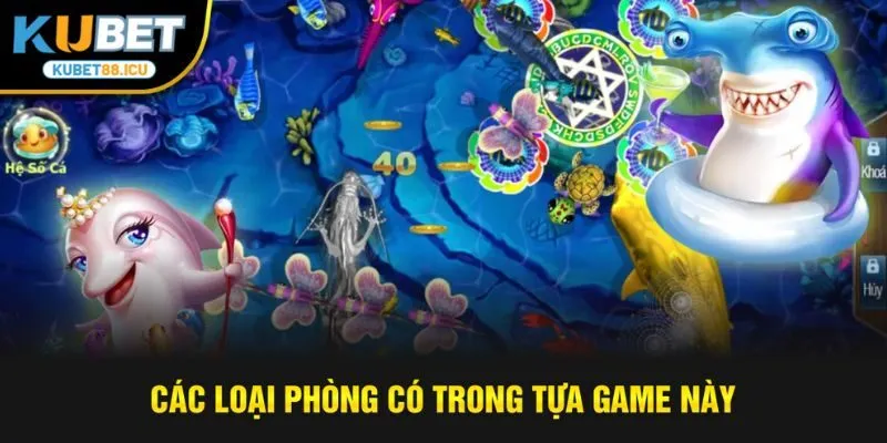 Các loại phòng có trong tựa game này